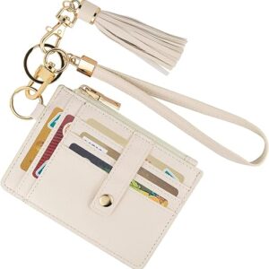 Yeacun-Small Wristlet Wallets for Women RFID Credit Card Holder Wallet Keychain Wristlet Wallet Credit Card Wallets for Women